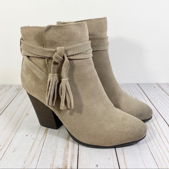 Very Volatile Enchanted Tassel Suede Leather Boot 8.5 - Picture 1 of 10